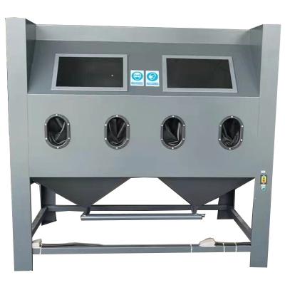 China Building Material Shops 2010 Box Type Sand Blast Manual Dustless Deburring for sale