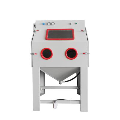 China Burnishing Mini Manual Sandblasting Machine Core Rust Removal And Renovating Aluminum Oxide Sandblasting For Metal Grinding for sale