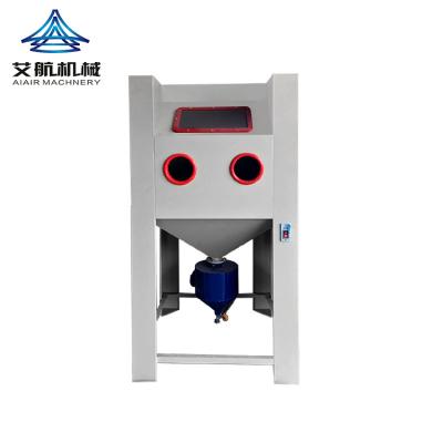 China Burnishing Sandblasting Part For Small Size Easy Iron Rust Remover Sandblaster Machine for sale