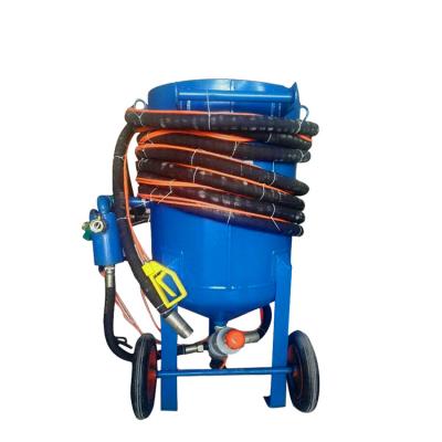 China Burnishing Mobile Sandblasting Equipment For Sale Deck Building Kit Wet Sandblasting Tank for sale