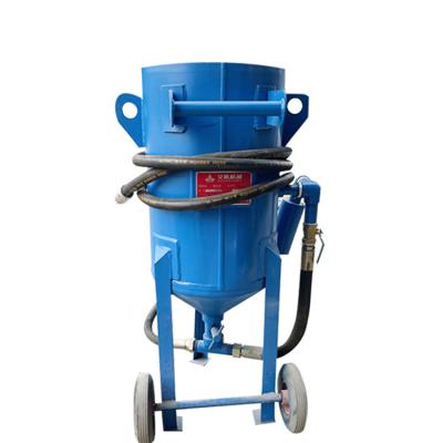 China Burnishing Portable Vacuum Blasting Pot For Sale Trailer Refurbished Equipment for sale