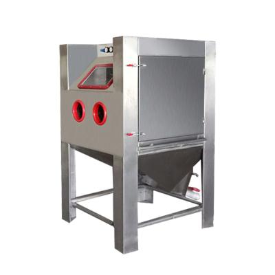 China Wet Building Material Stores Small Sandblast Cabinet Rust Removal And Renovation Sandblasting Stainless Steel Parts for sale