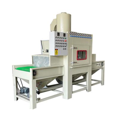 China Building Material Stores Automatic Mini Sandblast Equipment Automatic Film Conveying Aluminum Alloy Derusting for sale