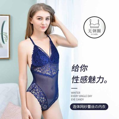 China Every Day Wholesale Women's Mesh Lace Sexy Bodysuit Underwear Pure Transparent for sale