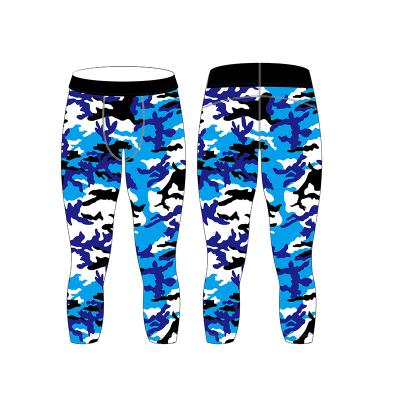 China Breathable Wholesale Custom Design Camo Print Spandex Fashion Men Gym Wear Pant Men Workout Gym  Leggings for sale