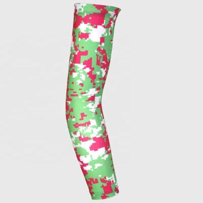 China Breathable Wholesale custom design Digital print compression arm sleeves for sale