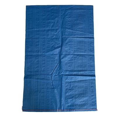 China Blue Plastic PP Woven Bag Packing Moisture Proof 50kg/bag Animal Feed for sale