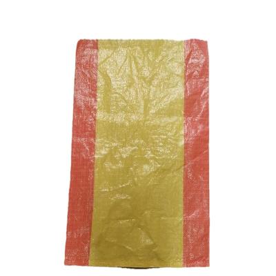 China Hotsale Moisture Proof Buff Leather / Yellow PP Woven Bag / Bags Packing Grain , Coffee , Corn for sale