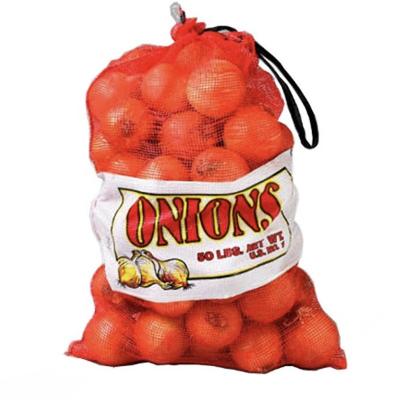 China Large Size Potato Onion Shopping Drawstring Bag for sale