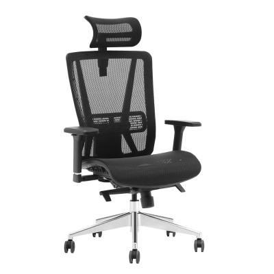 China Mesh Executive Manager Adjustable Computer (Height) Adjustable Commercial High Back Furniture Full Height Ergonomic Office Chair for sale