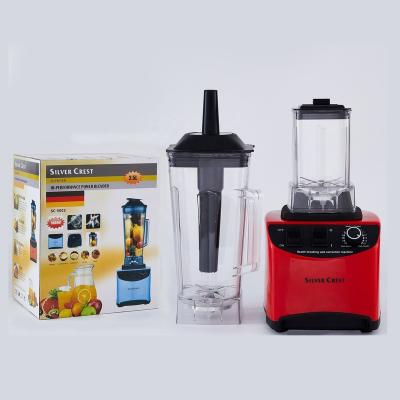 China Multifunctional High Speed ​​2 in 1 Heavy Duty Commercial Food Processor Smoothie Blender Silver Peak Blender for sale