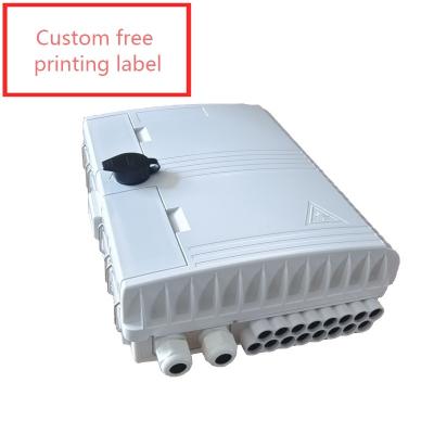 China FTTX 16 core terminal box sc/upc FTTH 16 core distribution box Gpon un cable connector waterproof rubber fiber junction box for sale