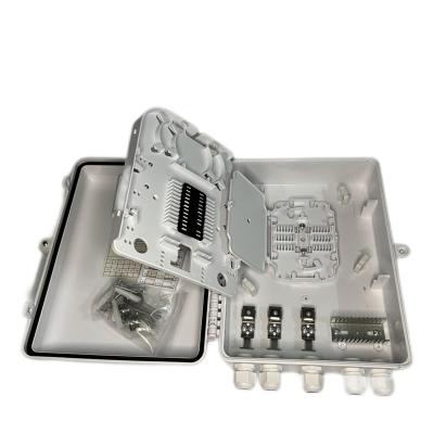 China FTTX FTTH IP65 Ftth IP65 16 Fiber Optic Terminal Box Fiber Optic Distribution Left End Box For FTTH Network Installation for sale