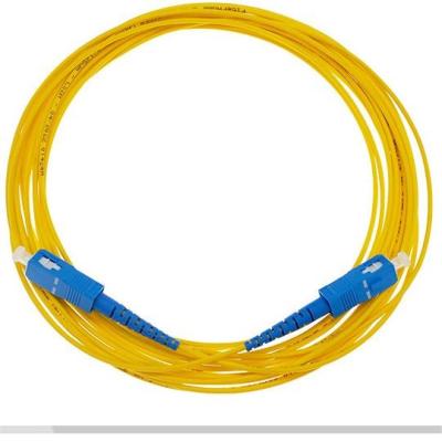 China FTTX FTTH Fiber Optic Cable LC SC/LC/FC ST Fiber Optic Patch Cord Jumper For FTTX ABS/pc for sale