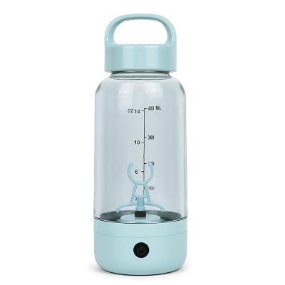 China 500Ml Viable Electric Gym Protein Powder Mixer Bottle Electric Shaker Cup Portable Mixer With Handle Shaker Bottles Cups Bpa Free for sale