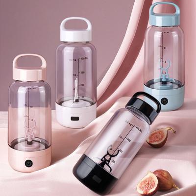 China Gym Electric Shaker Bottle Protein Shaker Bottle Custom Logo Rechargeable 500Ml Viable Electric Automatic Protein Mixer for sale