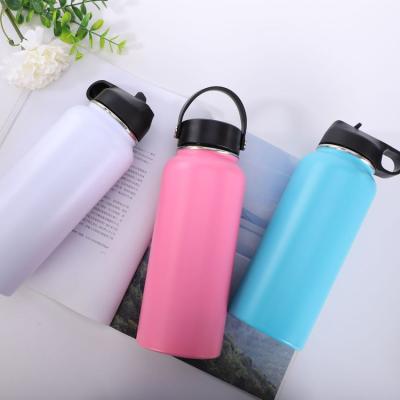 China Durable Stainless Steel Sports Water Bottle 32oz 40oz Vacuum Flask Custom Double Wall Water Bottle For Keep Drinks Hot Cold for sale