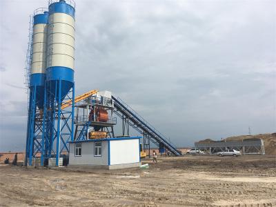 China 90m3 Engineering Construction Machinery Ready Mix Concrete Portable Silo Cement Batching Plant Te koop