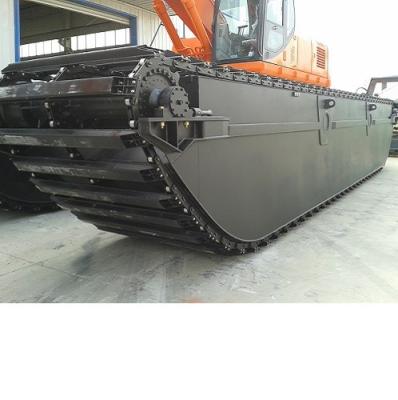 China Maintenance and Cleaning Customized Undercarriage Steel Frame Waterway Manufacturer Track for Amphibious Excavator for sale