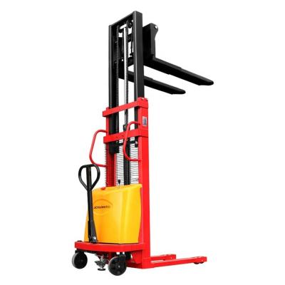 China Hotels off the shelf self loading stacker factory price 2ton Electric Stacker for sale