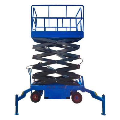 China Aerial Construction Work Hot Sale New Mobile Hydraulic Trailer Electric Scissor Lift Table Aerial Work Platform for sale