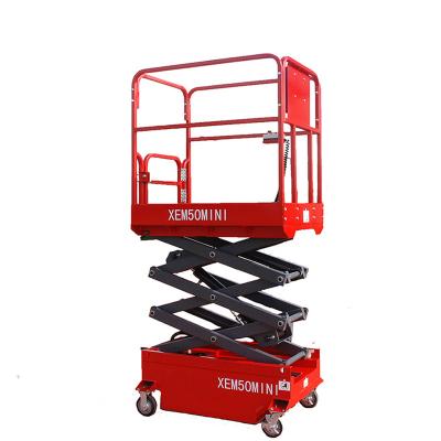 China Aerial Construction Work Model Customized small self-propelled scissor lift platform 10m 12m max 14m lift platform for sale