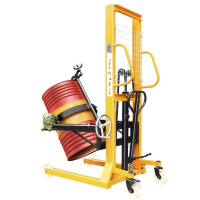 China Hotels Hydraulic Manual Hand Lifter Pallet Oil Drum Stacker Cheap Price for sale