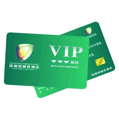 China Compatible to Atmel AT24C08 FM24C08 Atmel AT24C08 Compatible Contact IC Card for Bank Payment System Hotel Access Control Medical Insurance Credit Cards for sale