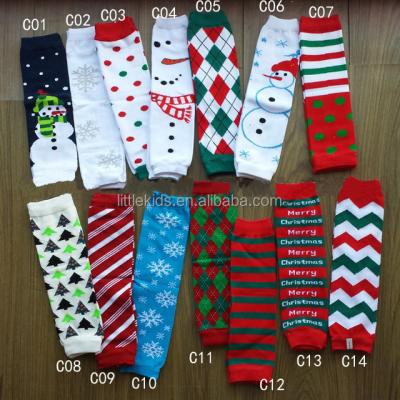 China Single Leg Warmers 14 Colors Fall Winter Baby Toddler Legging Knitted Christmas Leg Warmers Gender Neutral for sale