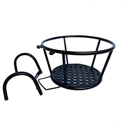 China Modern Hanging Rail Planter Baskets Wrought Iron Flower Gardening Hanging Baskets For Flower Pots And Planters for sale