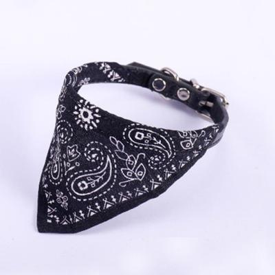 China Stocked Wholesale Dog Collar Free Sample Adjustable Dog Collar With Scarf for sale