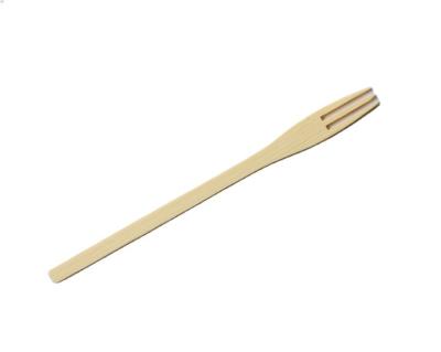 China Nature Sustainable Bamboo Fork Mini Bamboo Fork Small Bamboo Fork for sale