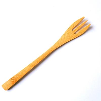 China Sustainable Hot Sale Forks Recycled Materials Special Food Trucks Bamboo Fork for sale