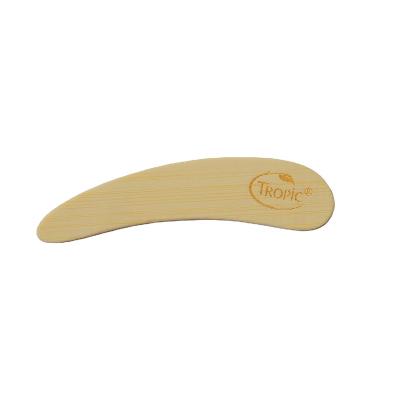 China Reusable Bamboo Tool Scraper Can Be Recycled Pad Material Bamboo Makeup Spoon for sale