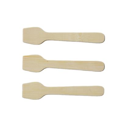 China Hot Selling High Quality Home Disposable Ice Cream Hotel Restaurant Disposable Tableware Clean And Hygienic Bamboo Spoon for sale