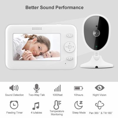 China Sumond 480P video audio wifi baby monitor lcd baby camera monitor wireless 4.3 inch baby monitor for sale