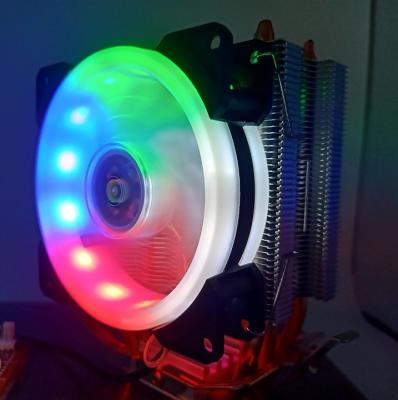 China Copper / Aluminum CPU RGB Cooler 90mm 4 Heatpipes Intel LGA 115X/AMD Applied for sale