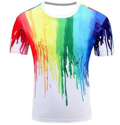 China Full Summer Anti-Shrink 3D Digital Printing Jersey / Sublimation Printing /Silk Screen Printing T-shirt for sale