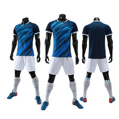 China Wholesale Antibacterial Kids Football Uniforms Kit Cheap Price Team Jersey Uniforms Boys Soccer Sports Training Tank Top And Shorts for sale