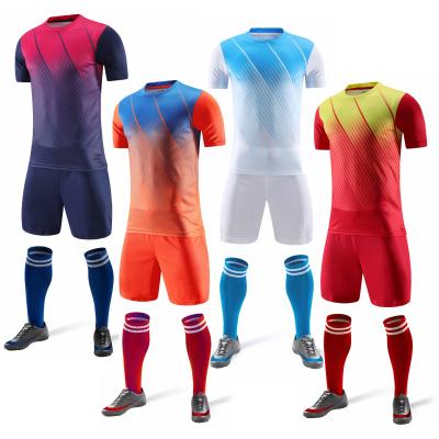 China Antibacterial Kit Away Soccer Jersey Custom Hot Sale Football Survetement Football Shirt Manufacturer Soccer Wear Uniform Set for sale