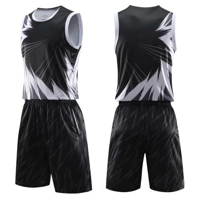 China Cheap Custom Reversible Antibacterial Sublimation Antibacterial Custom Reversible Basketball Youth Design Youth Training Basketball Tank Tops Shorts Sports Uniform Kit for sale