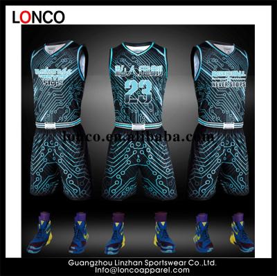 China 2017 latest design basketball tank top men fashion sportswear style sublimation antibacterial basketball uniform 100%polyester tank top for sale