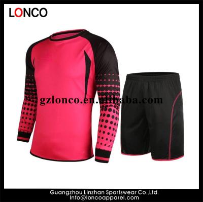 China Fashion Antibacterial Design Sublimated Soccer Goalkeeper Uniform Uniform Set for sale