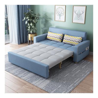 China High Quality Custom Modern Fabric Sofa Bed Living Room Furniture Factory Multifunctional Small Family Fabric Sofa Bed for sale