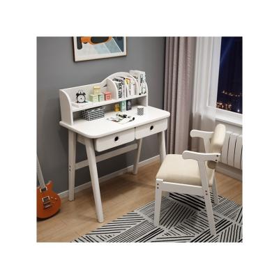 China HANYEE Expandable Modern Multifunctional Wooden Study Desk with Chair for Kids, Writing Desk with Storage for sale