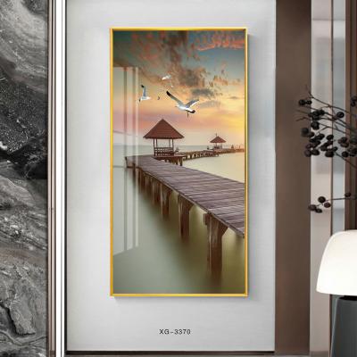 China Wholesale Classic Modern Abstract Art Ornament Rectangular Alloy Oil Painting Frame for sale