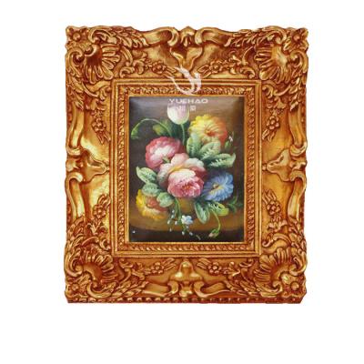 China Decorative Classic Oil Painting/Resin Picture Frame Luxury/Retro Classic Wall Mounted New Design for sale