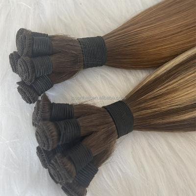 China 2022 Clean Soft Best Selling Hand Tied Weft Cuticle Aligned Hair Weft Hand Tied Weft Extensions for sale