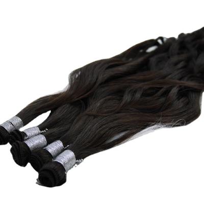 China 2020 Soft Clean New Style Hand Tied Weft Natural Curly Hand Tied Hair 100% Weft for sale