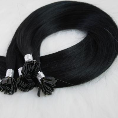 China Best Colored Selling Wholesale Tip Hair 100% Real Flat Hair for sale